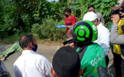 Warga Gowa Digegerkan Penemuan Mayat di Tengah Jalan, Diduga Korban Pembunuhan