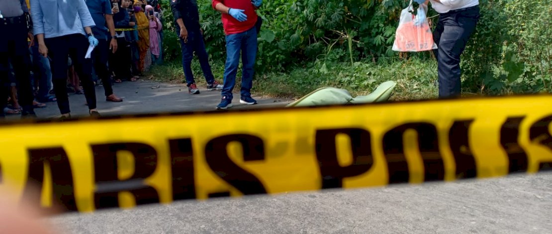 Korban pembunuhan di Jalan Macanda, Gowa.