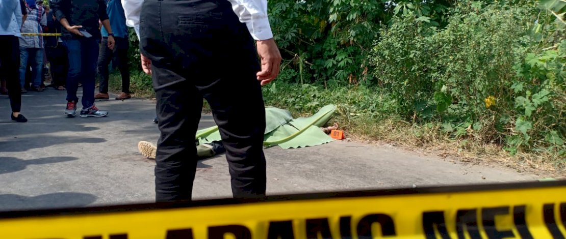 Korban pembunuhan di Jalan Macanda, Gowa.