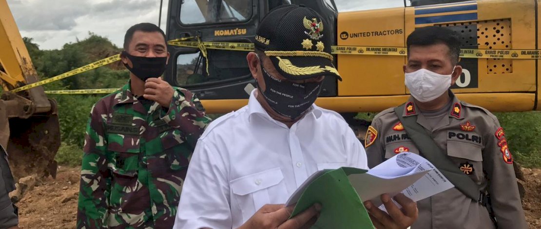 Tanpa Izin, Alat Berat Tambang Ilegal Diamankan di Gowa