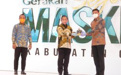 Gerakan Sejuta Masker Pemkab Gowa Catatkan Rekor MuRI