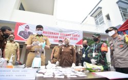 Bupati Gowa dan Kajari Musnahkan Ratusan Gram Narkoba