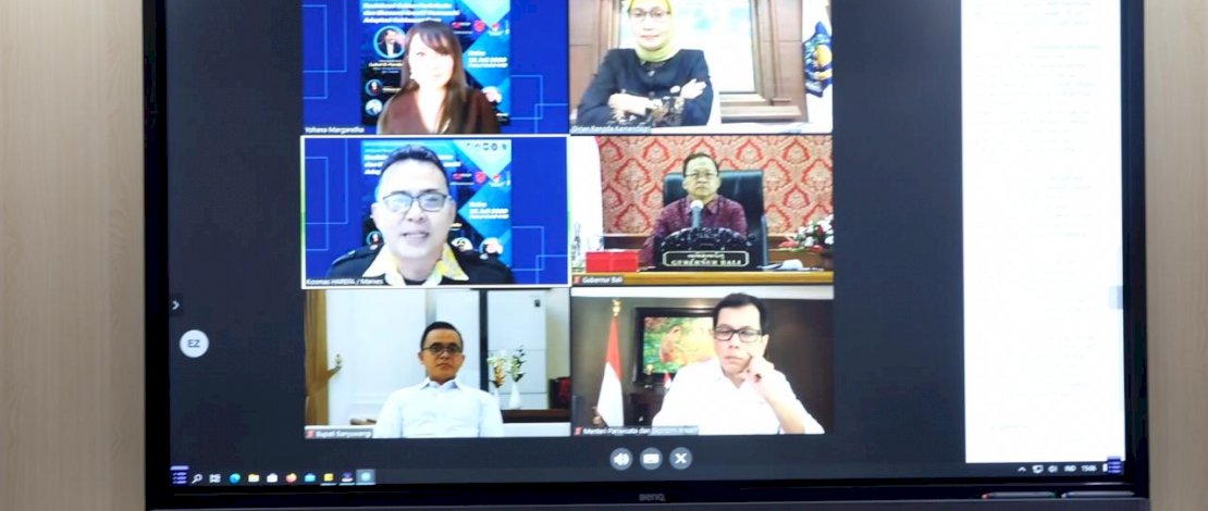Webinar Pariwisata yang diikuti Pemkab Gowa.