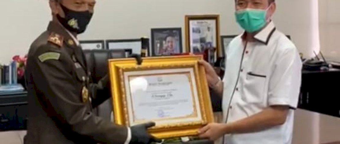 Kajari Palembang, Asmadi diterima Sekda Kota Palembang, Ratu Dewa.