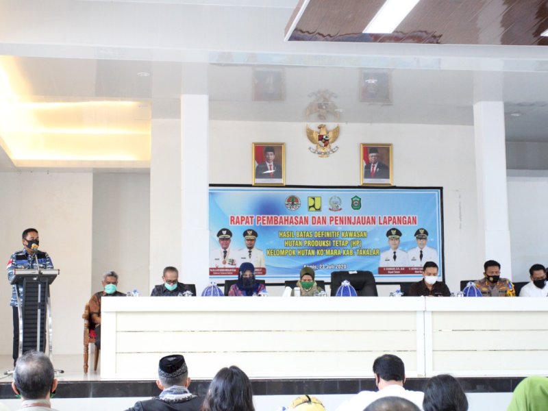 Percepat Pembangunan Bendungan Pamukkulu, Wabup Takalar-BPKH Tinjau Tata Batas Hutan Produksi