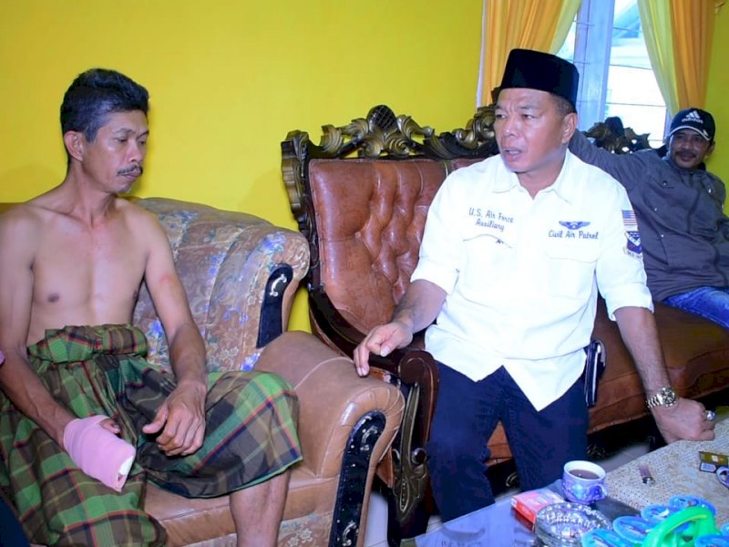 Andi Utta Kunjungi dan Mediasi Korban Pemarangan