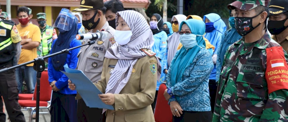 Suasana deklarasi Kecamatan Barru sebagai kecamatan ODF.
