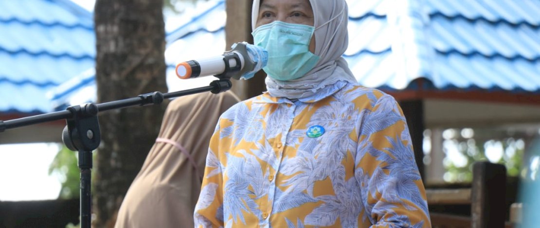 Suasana deklarasi Kecamatan Barru sebagai kecamatan ODF.