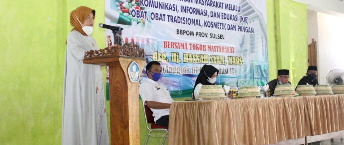 Anggota DPR RI Hasnah Syam Bersama BPOM Sulsel Sosialisasi Pemberdayaan Masyarakat Obat dan Pangan