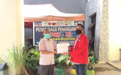 Kreatif! Tak Perlu Disentuh, KKN Unhas Posko Tamalanrea 4 Buat Wadah Hand Sanitizer Otomatis