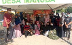 Forum Anak Barru kirim Duta Anak, Serahkan Donasi di Lokasi Kebakaran Palanro