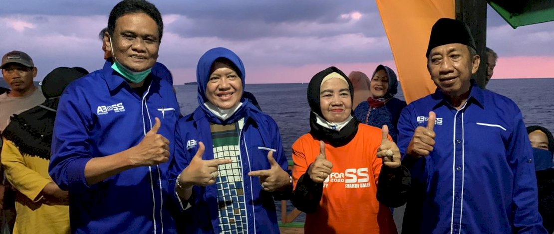 Suasana deklarasi dukungan ke Suardi Saleh oleh Andi Anwar Aksa.
