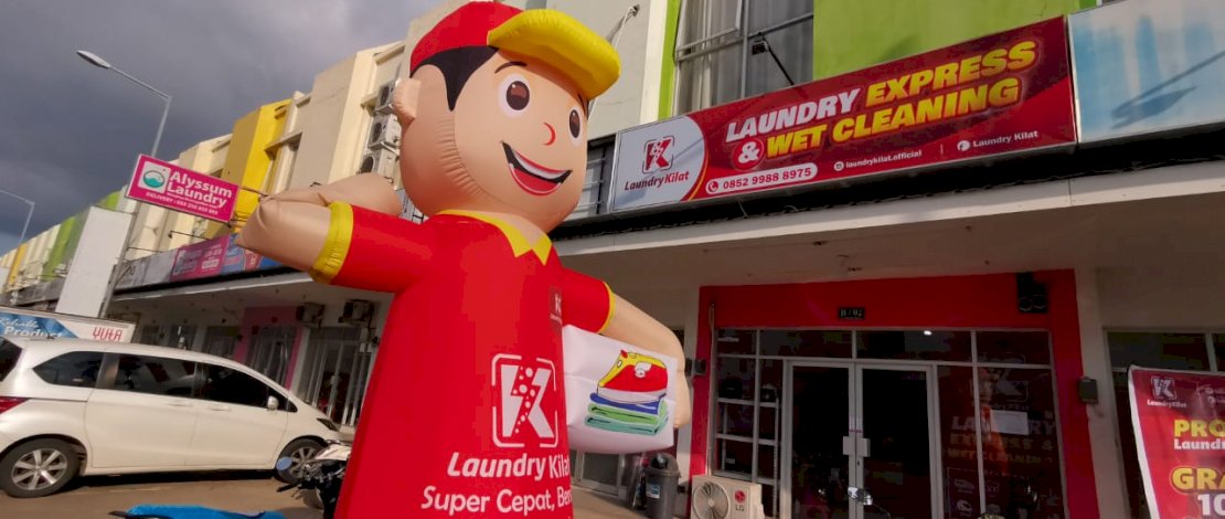 Unik dan dahsyat, pertama di Sulsel, Laundry Gratis Cukup Bayar Pakai Doa