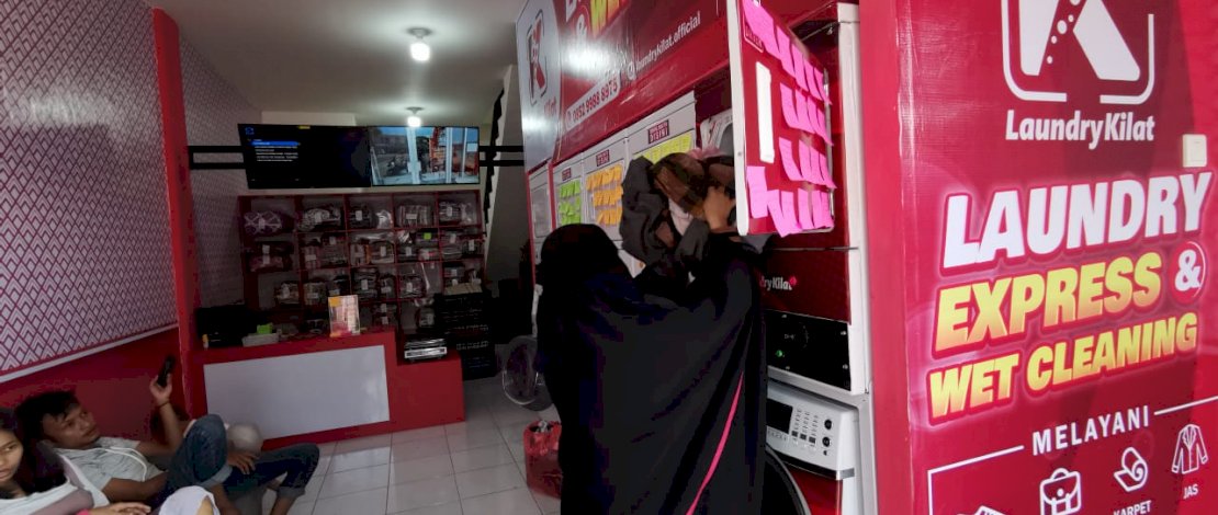 Unik dan dahsyat, pertama di Sulsel, Laundry Gratis Cukup Bayar Pakai Doa