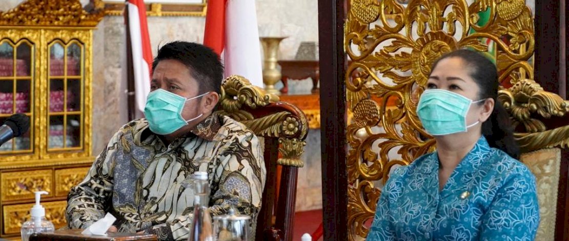 Herman Deru dan Ketua TP PKK Sumsel