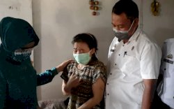 Ketua Tim Penggerak PKK Barru Datang Semangati Korban Kebakaran