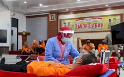Bekerjasama PMI, Kwarcab Gerakan Pramuka Gowa Gelar Aksi Donor Darah