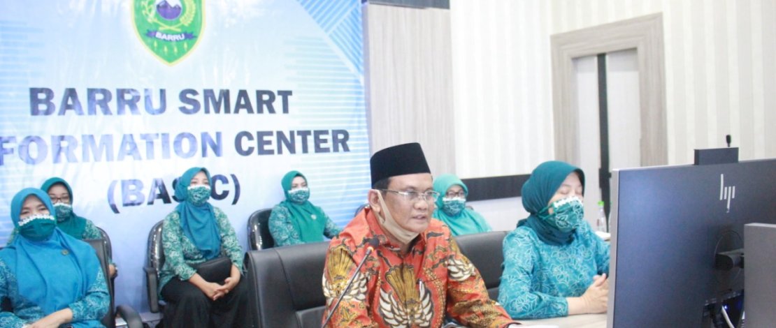 Suasana kampanye nasional pencegahan Covid-19 yang digelar Kemenkes RI, melibatkan Pemkab Barru.