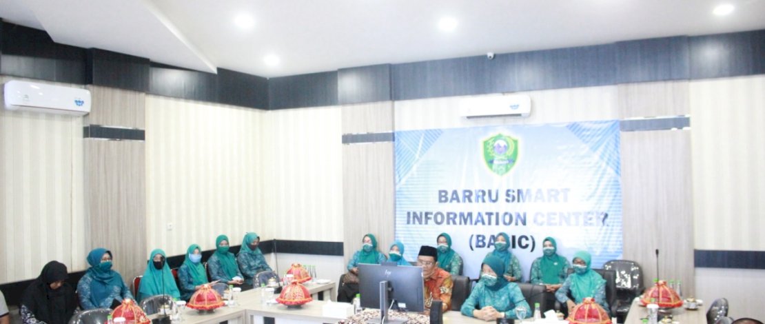 Suasana kampanye nasional pencegahan Covid-19 yang digelar Kemenkes RI, melibatkan Pemkab Barru.