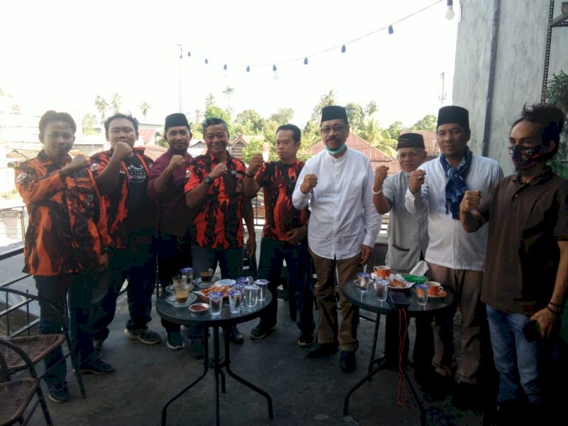 Pemuda Pancasila Silaturahmi dengan Calon Bupati Lutra Arsyad Kasmar