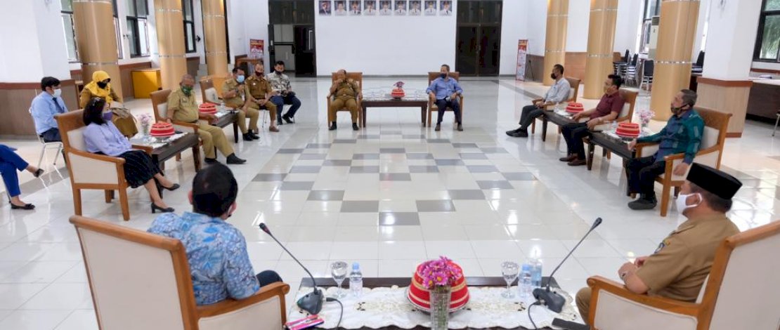 Tim dari Kementerian Pertanian RI, mengunjungi Gowa. Diterima Wabup Gowa, Abdul Rauf Malaganni.