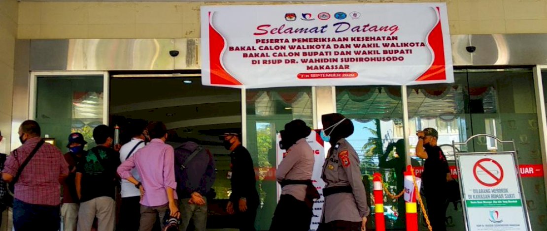 Ini Jadwal Lengkap Pemeriksaan Kesehatan Bapaslon Pilkada 12 Daerah di Sulsel