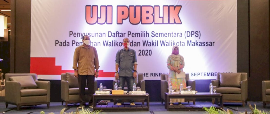 Suasana uji publik penyusunan DPS.