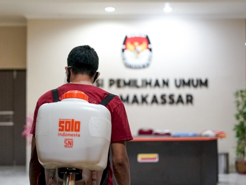 Waspada Klaster Covid-19, KPU Makassar: Belum Ada Instruksi Hentikan Tahapan