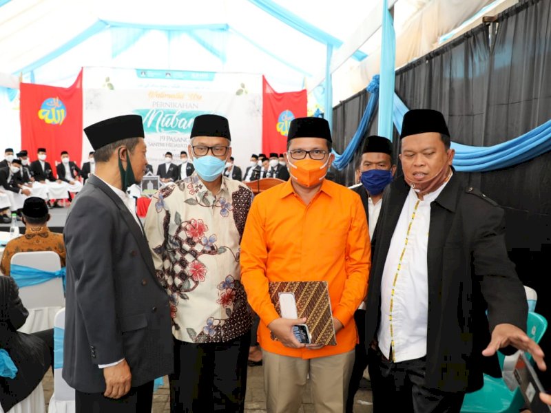 Danny Pomanto Hadiri Pernikahan Massal Hidayatullah Makassar