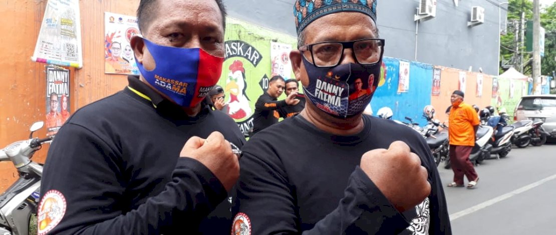 Peresmian rumah pemenangan Danny-Fatma yang didirikan komunitas Macan Kebo Tallo.