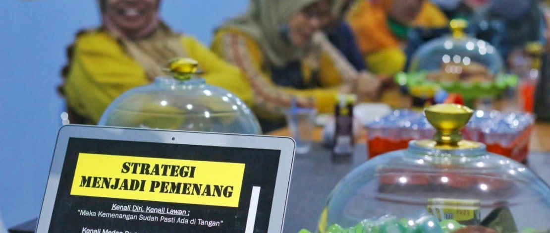 Pembekalan tim Srikandi Passompe Tahfidz, Minggu, 27 September 2020 di Posko Induk Pemenangan.