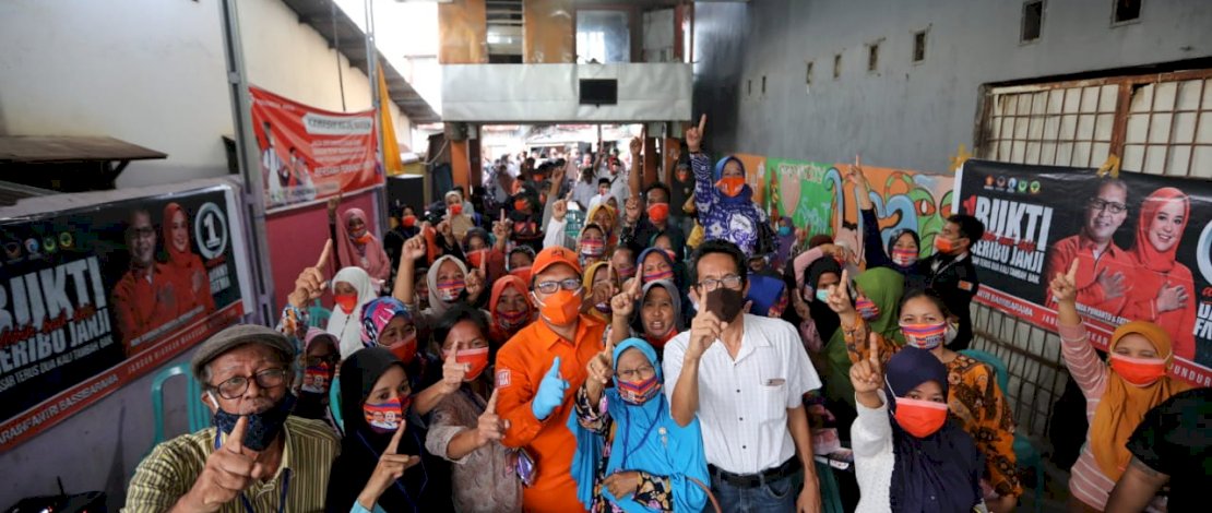 Kampanye Danny Pomanto di Lorong Kamase.