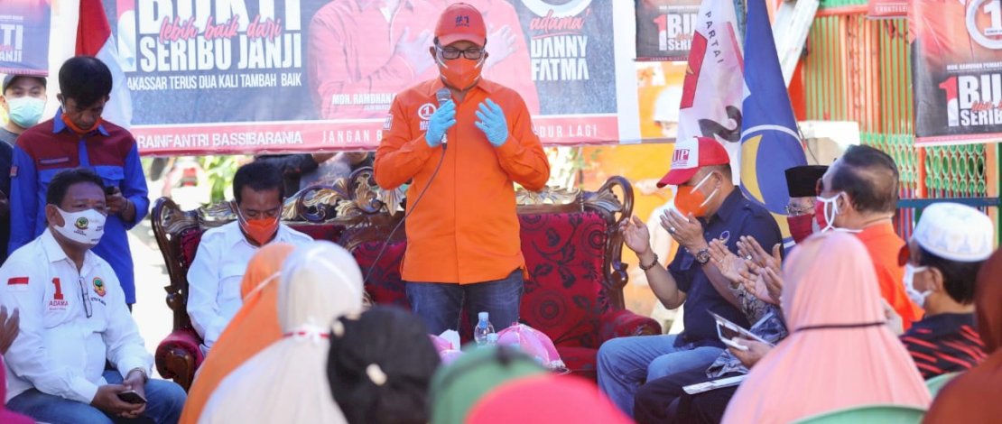 Di depan Warga Ujung Tanah, Danny Tegaskan Tak Akan Naikkan Iuran Sampah