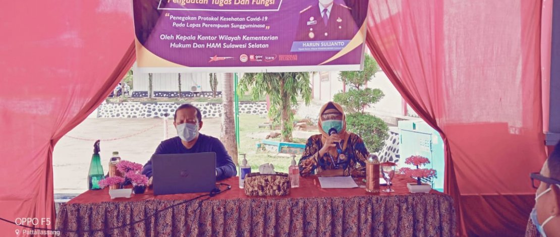 Kakanwil Kemenkumham Kunjungi Lapas Perempuan Sungguminasa