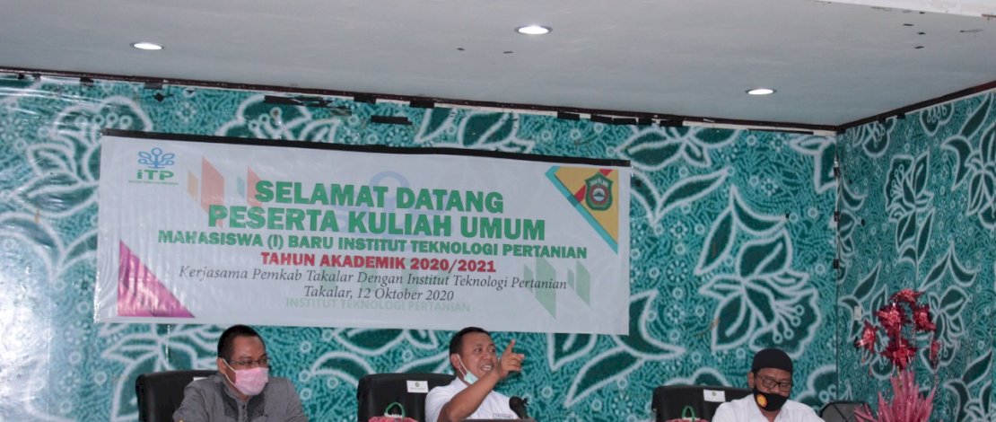 Kuliah Perdana, Bupati Target Mahasiswa Lulusan ITP Takalar Langsung Punya Usaha