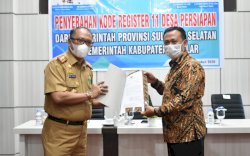 Kado Terindah untuk Masyarakat Takalar, Bupati Terima Kode Register 11 Desa Persiapan