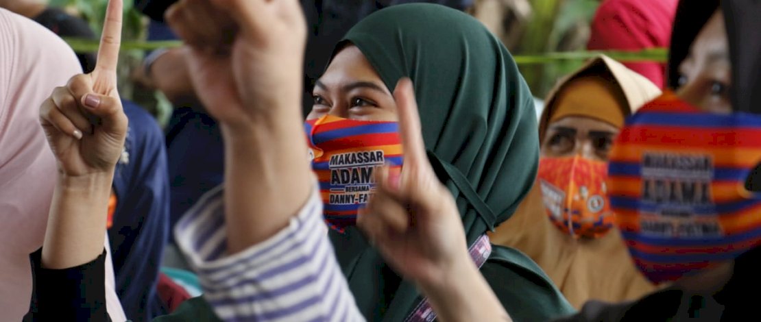 Kampanye Fatma di Manggala, Minggu, 18 Oktober 2020.