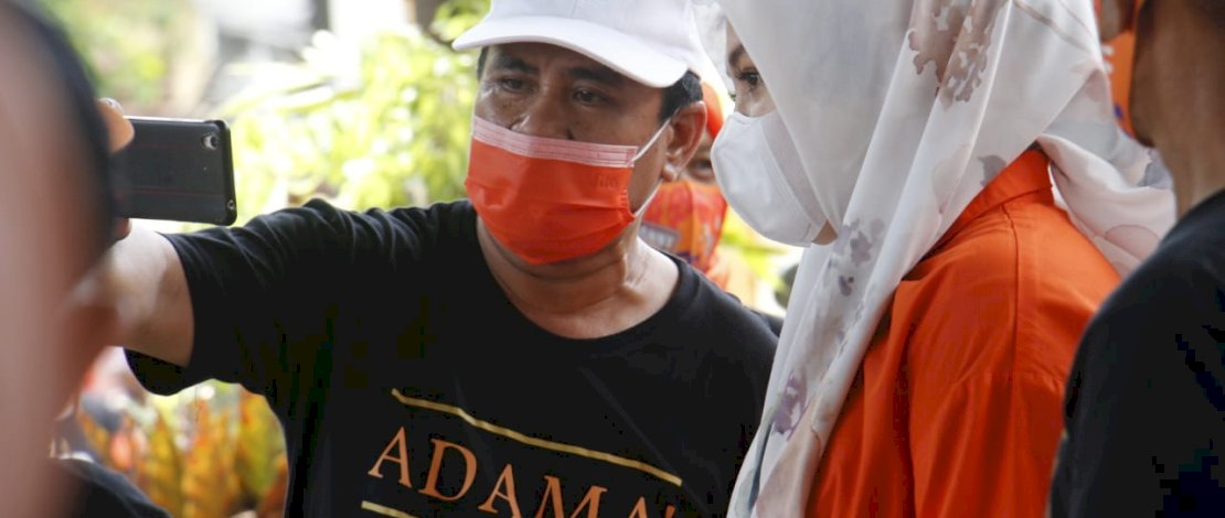 Kampanye Fatma di Manggala, Minggu, 18 Oktober 2020.