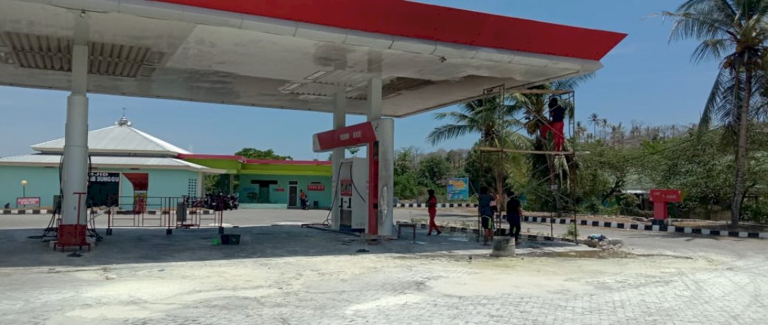 SPBU Boyong, Jeneponto nyaris terbakar.