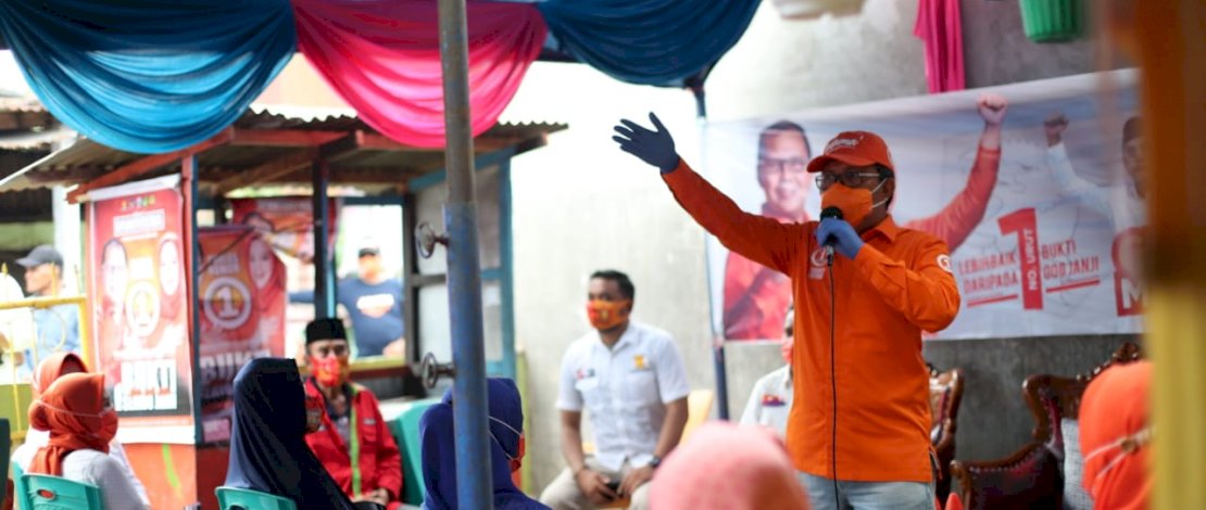 Danny disambut warga BTN Tabaria.