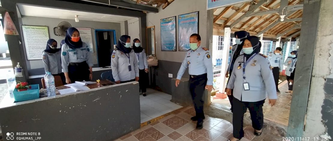 Kakanwil Kemenkumham Sulsel Cek Sarana Pencegahan Covid-19 di Lapas Wanita Sungguminasa
