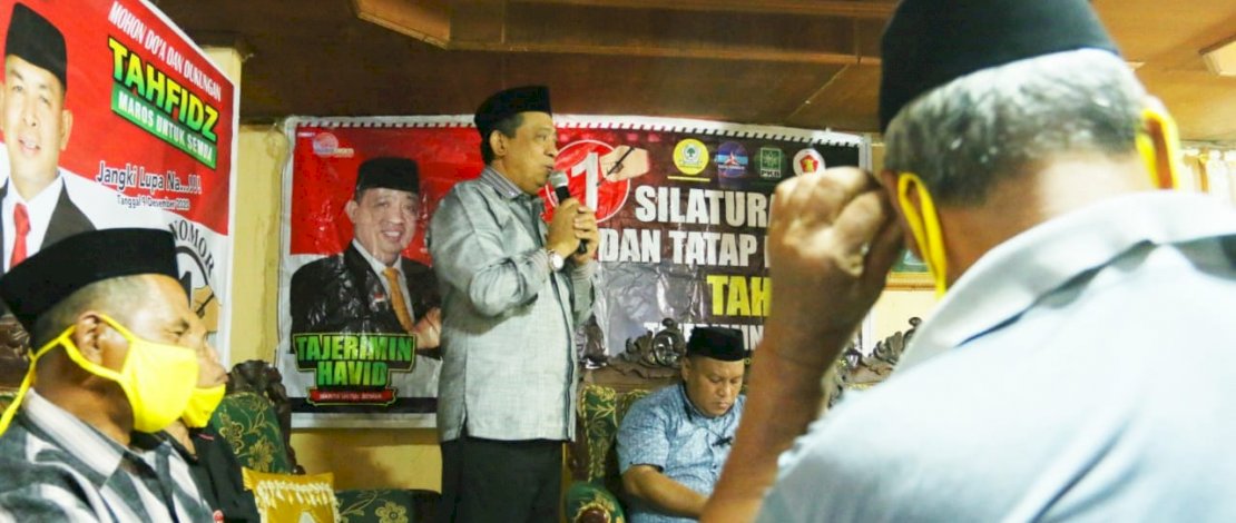 Kampanye dialogis Andi Tajerimin di Marusu, Rabu, 25 November 2020.