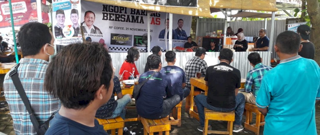 Ngopi Bareng Warga Katimbang, IAS Sebut Deng Ical Pemimpin Komitmen