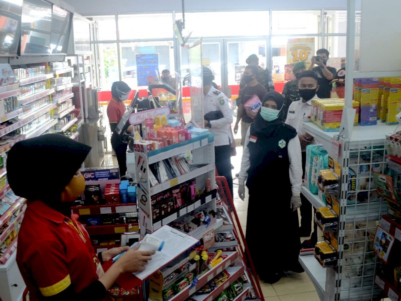 Gugus Tugas Covid-19 Parepare Sidak Swalayan