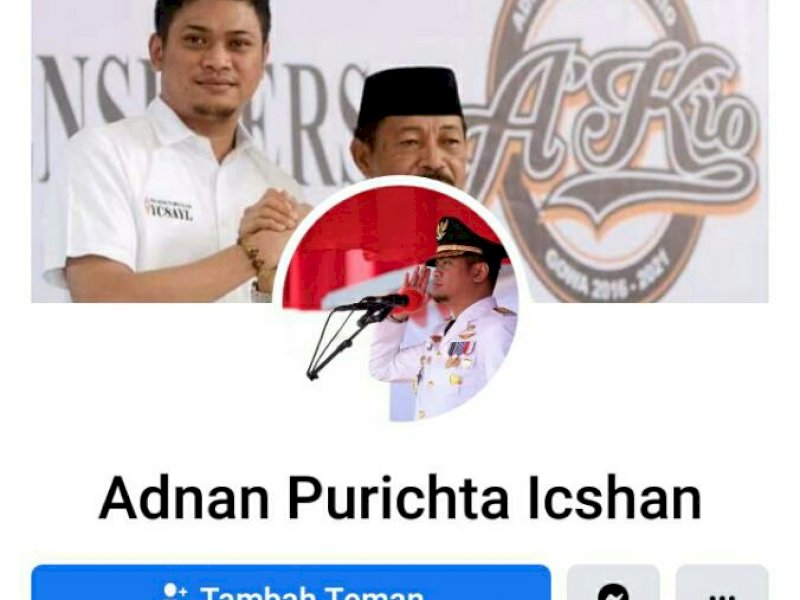 Facebook Bupati Gowa Dipalsukan
