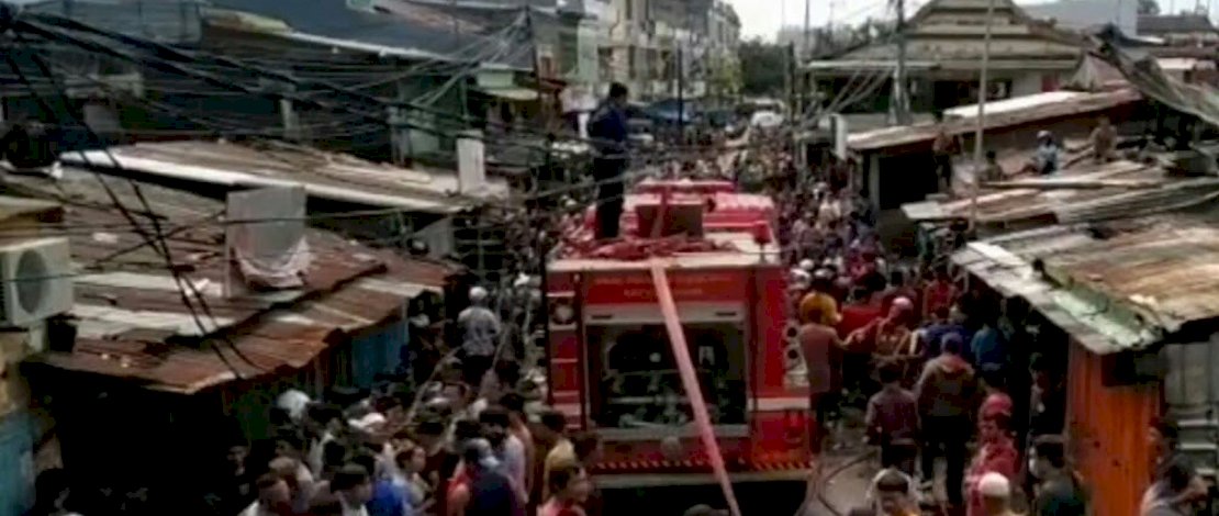 Kebakaran di Jl Kerung-kerung.