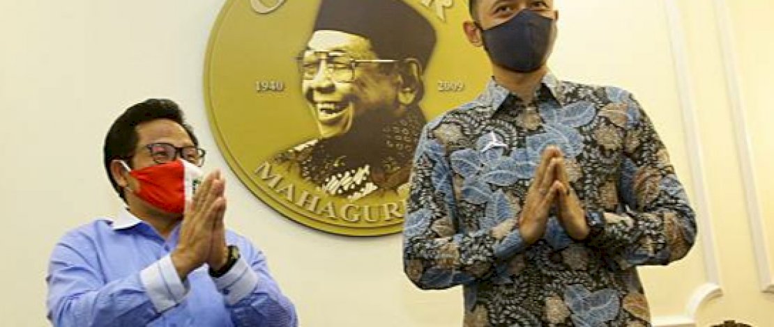 Ketua Umum Partai Demokrat Agus Harimurti Yudhoyono (AHY) menemui Ketua Umum Partai Kebangkitan Bangsa (PKB) Muhaimin Iskandar (INT)