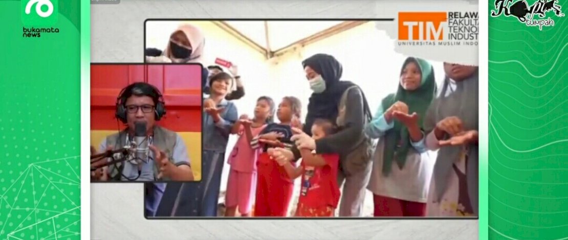 Relawan FTI UMI Usulkan Ada Aktivitas Berkebun di Pengungsian