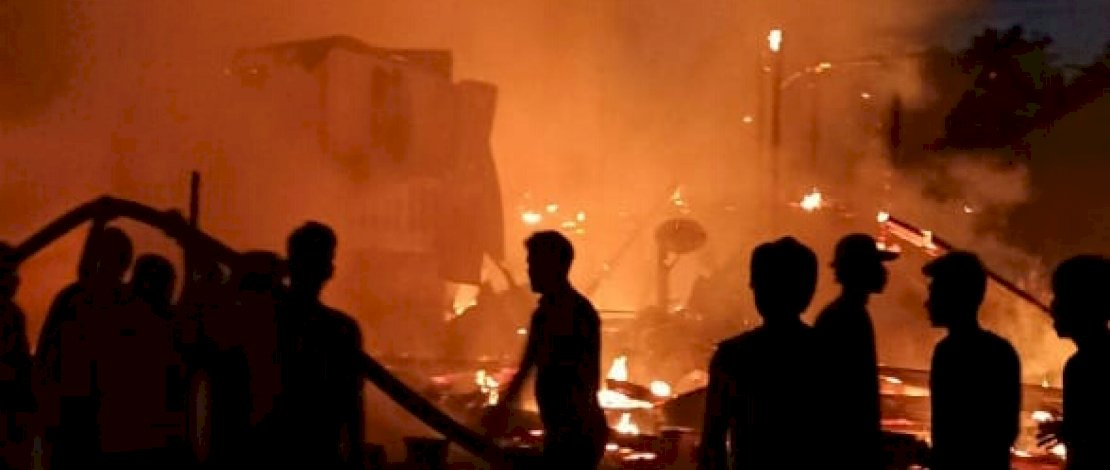 Kebakaran di Barru. Ibu dan putrinya ditemukan tewas di kamar mandi.