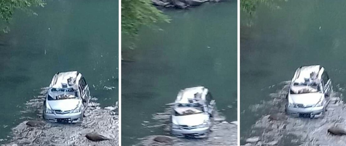 Avanza terjun ke sungai di Sinjai. Enam korban tewas.